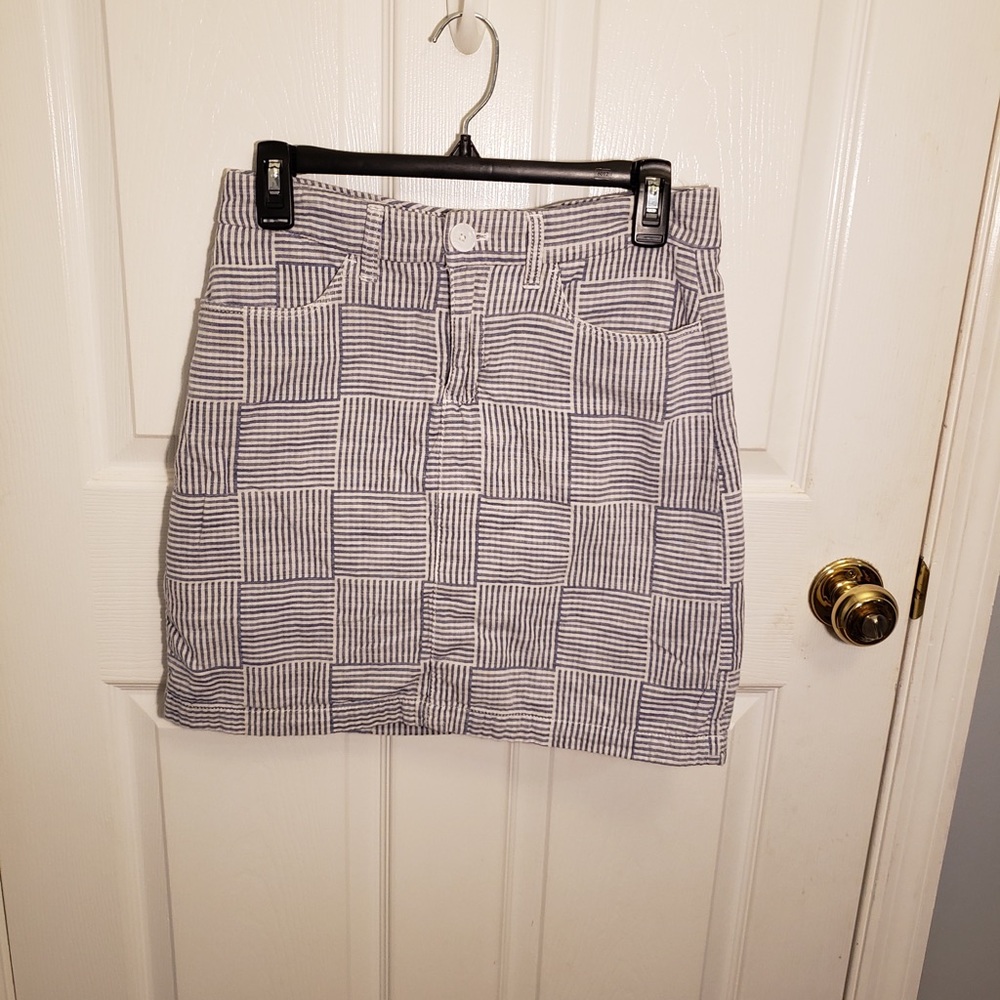 Striped skort
